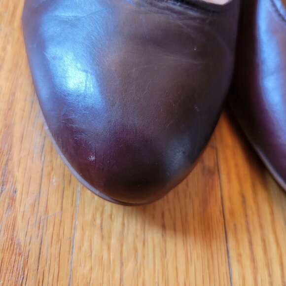 Naked Feet Handmade Brown Leather Pumps Heels 10M CONTEMPORARY Comfort‎ - Picture 10 of 11